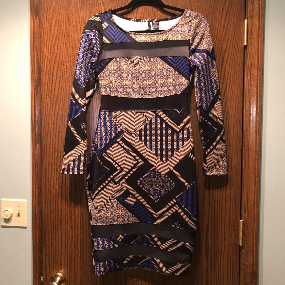 NWOT Long Sleeve, Fitted Dress